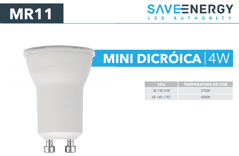mini dicroica led detalhe 2