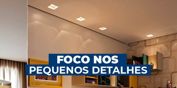 spot de led pequenos detalhes
