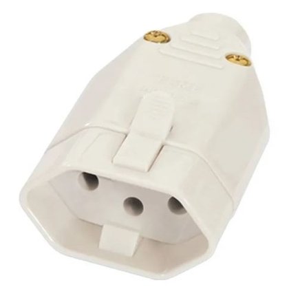 tomada 2p t cinza fame