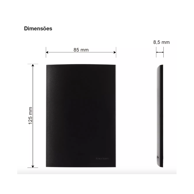 dimensoes placa cega clean