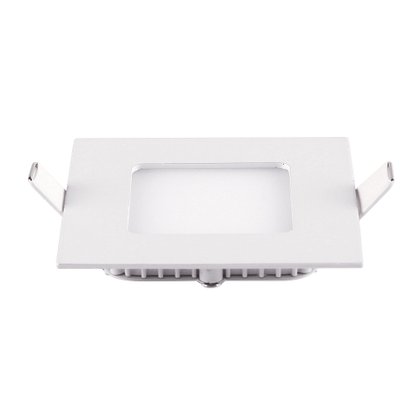 painel led embutir quadrado alumnio 6w 6500k branco 2258