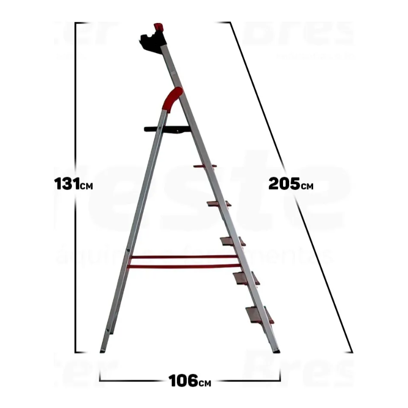 medidas escada 6 degraus
